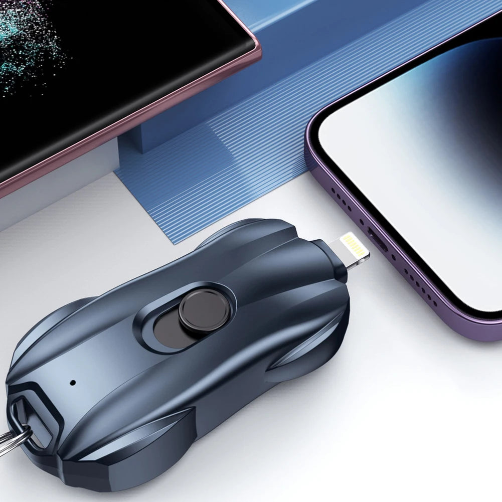 Sleutelhanger met Oplader en Powerbank