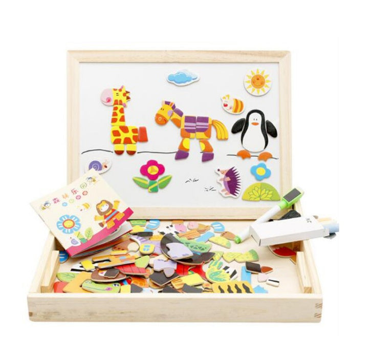 Magnetische Dierenpuzzel - Educatief Kinderspeelgoed