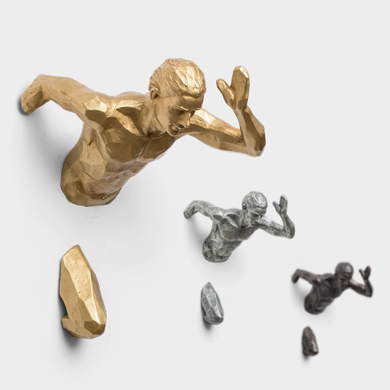 Resin Art Muurdecoratie - Hangende Body - Woonkamerdecoratie