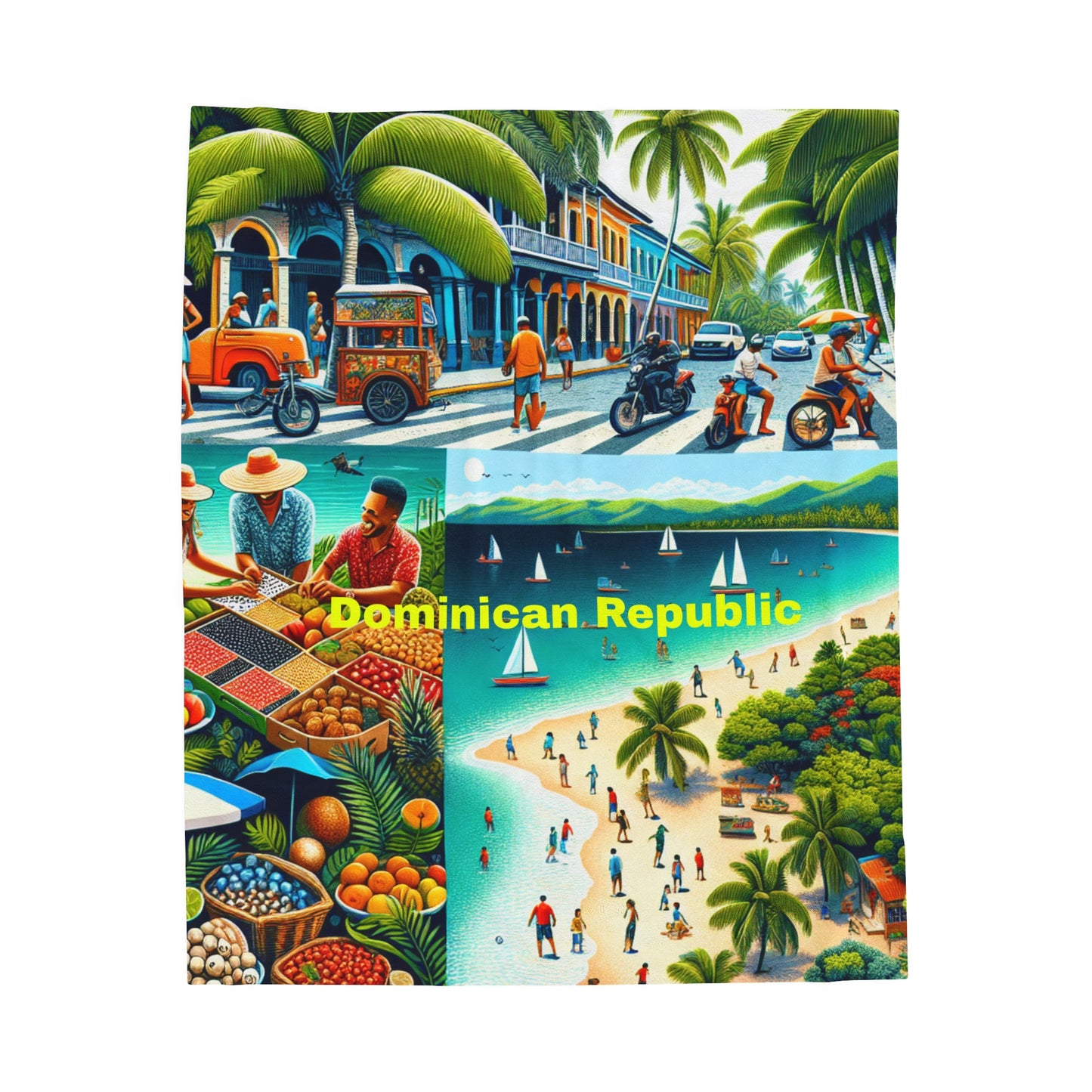 Dominicaanse Republiek Paradise - Fluwelen Deken | Limited Edition Warmtedeken