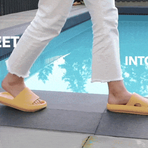 Slippers met kussentjes