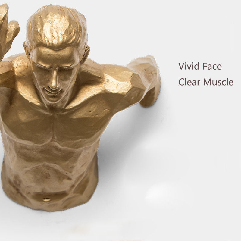 Resin Art Muurdecoratie - Hangende Body - Woonkamerdecoratie
