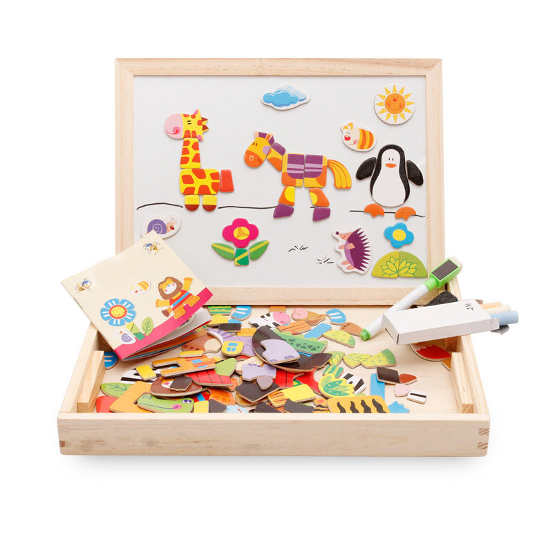 Magnetische Dierenpuzzel - Educatief Kinderspeelgoed