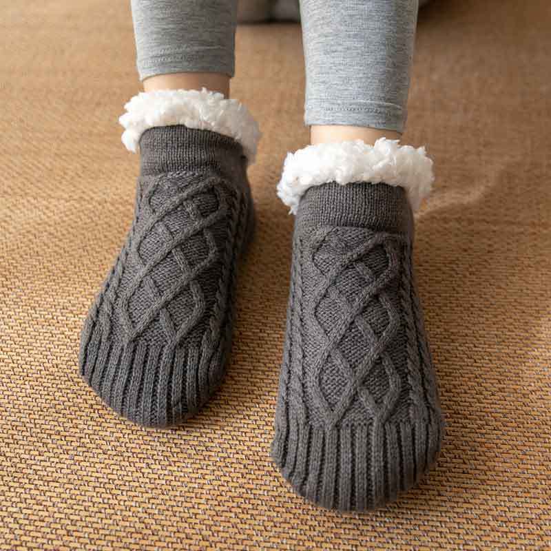 Wollen Winterpantoffels