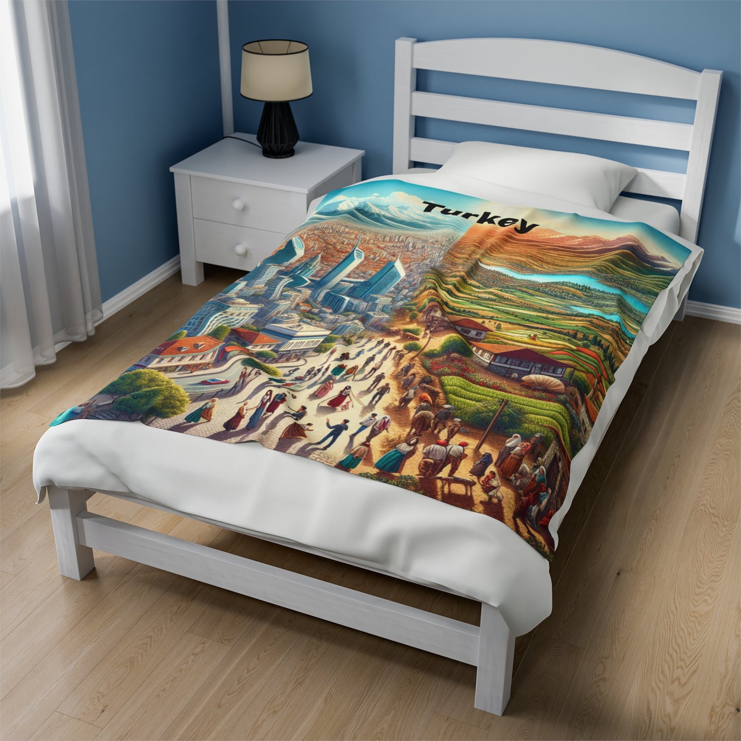 Turkey Paradise - Fluwelen Deken | Limited Edition Warmtedeken