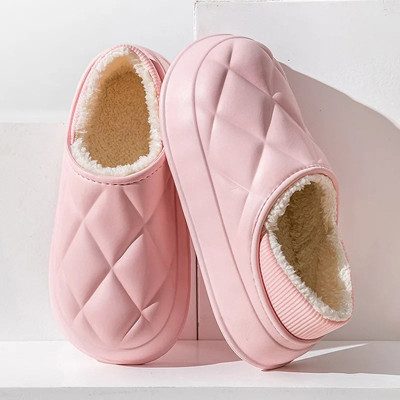 Winterpantoffels voor Dames - Dik Katoen
