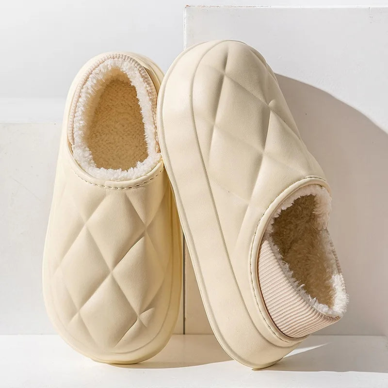 Winterpantoffels voor Dames - Dik Katoen