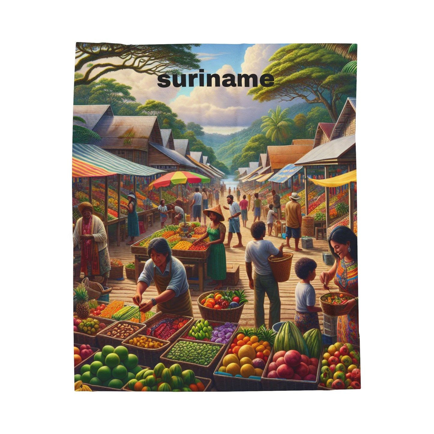 Suriname Paradise - Fluwelen Deken | Limited Edition Warmtedeken
