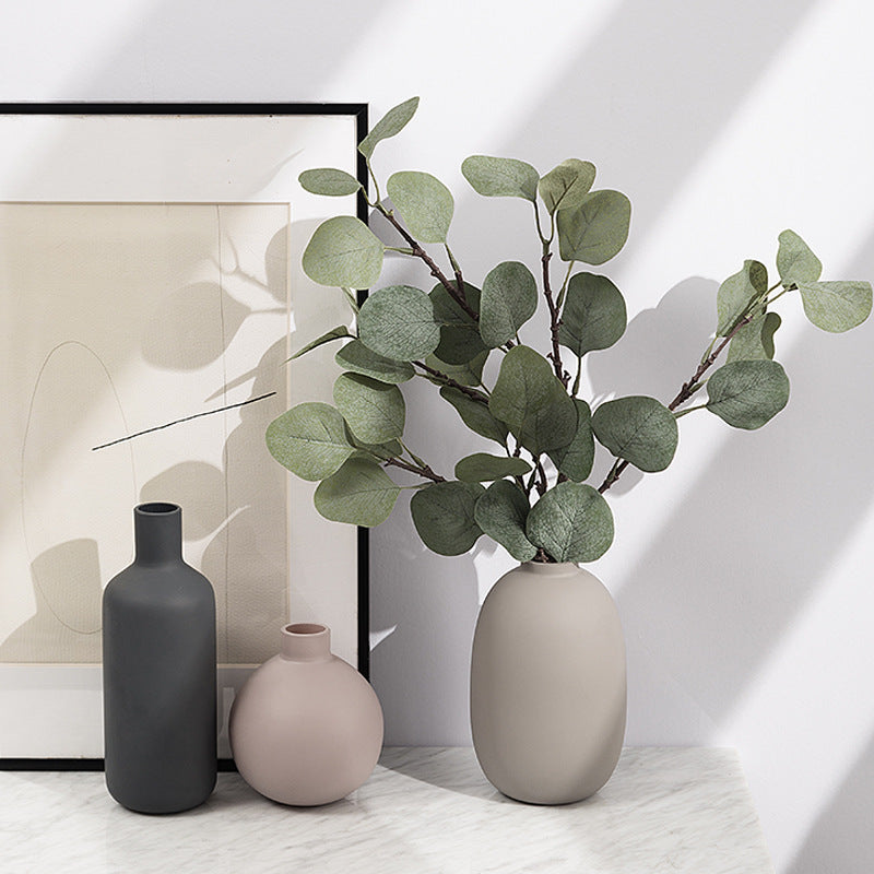 Morandi-stijl Keramische Bloemenvaas
