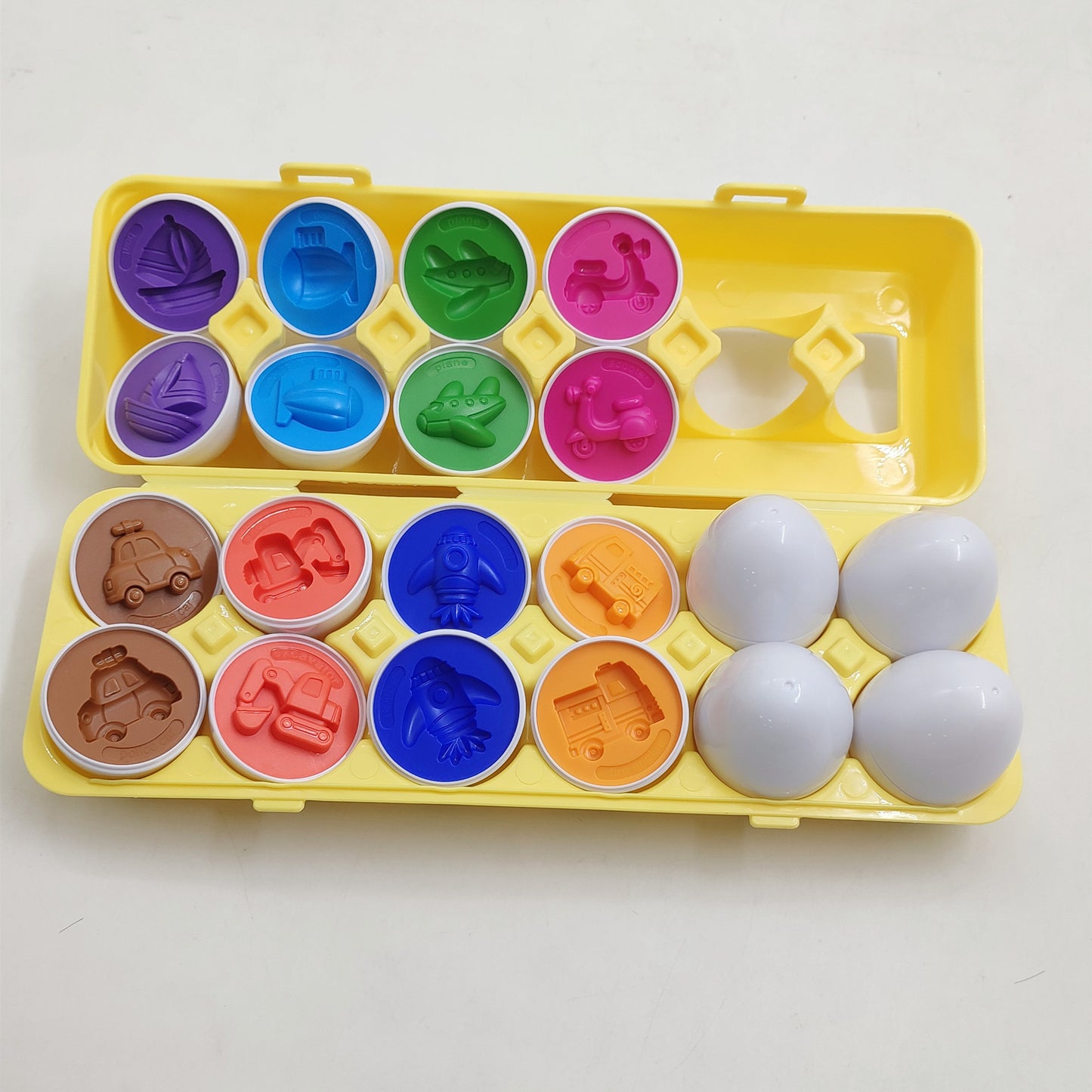 Montessori Kinderspeelgoed - Ei-vormpjes Matchen