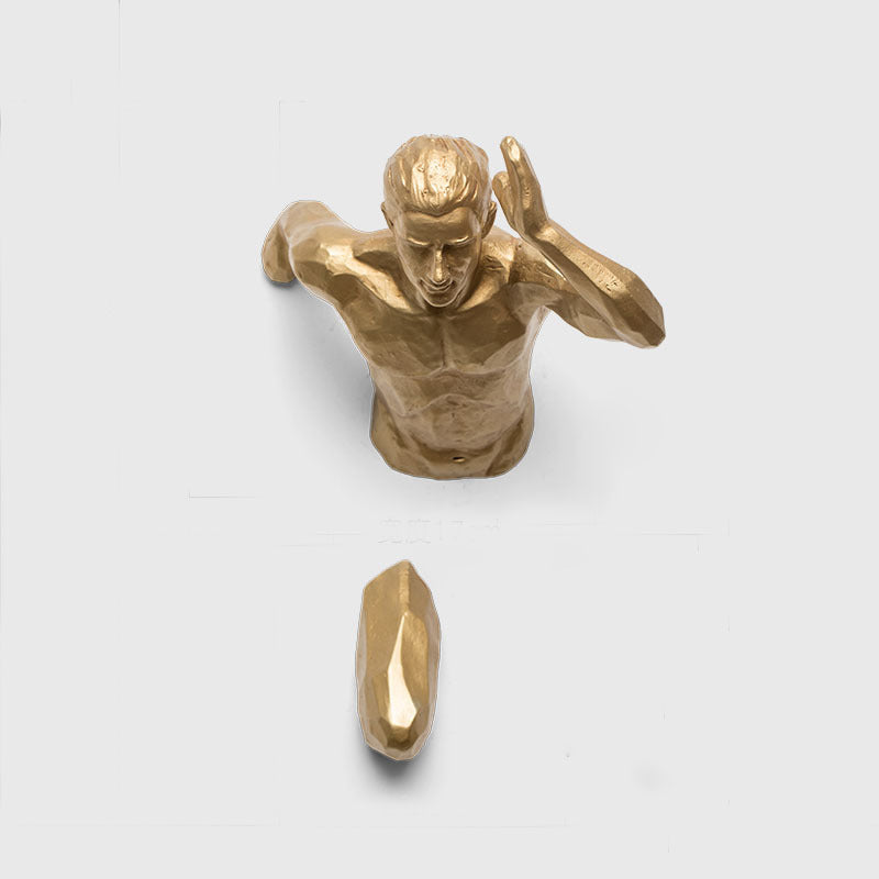 Resin Art Muurdecoratie - Hangende Body - Woonkamerdecoratie