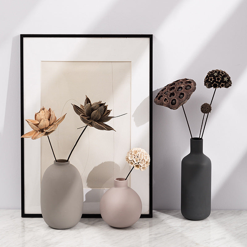 Morandi-stijl Keramische Bloemenvaas