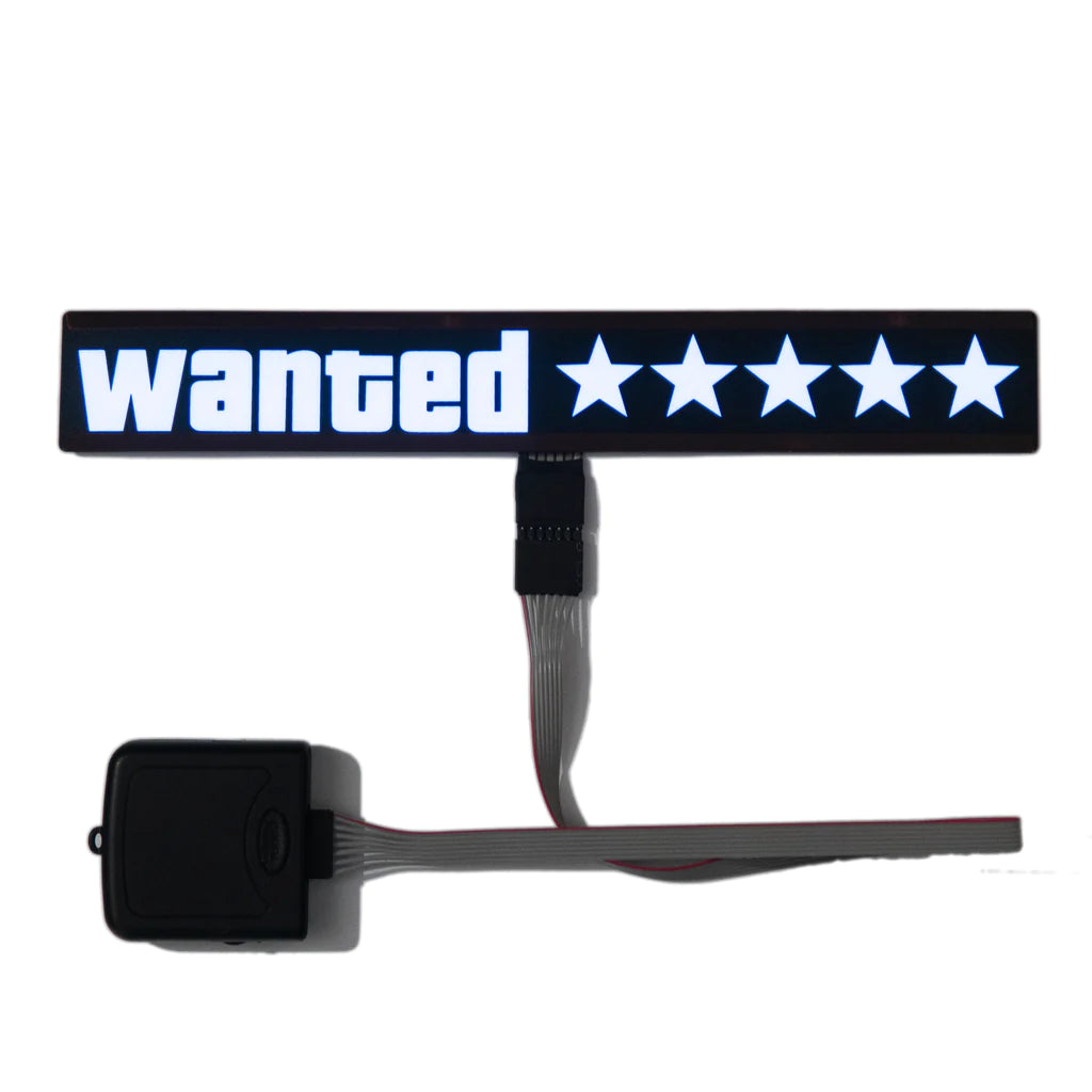 Wanted Level LED Autobord