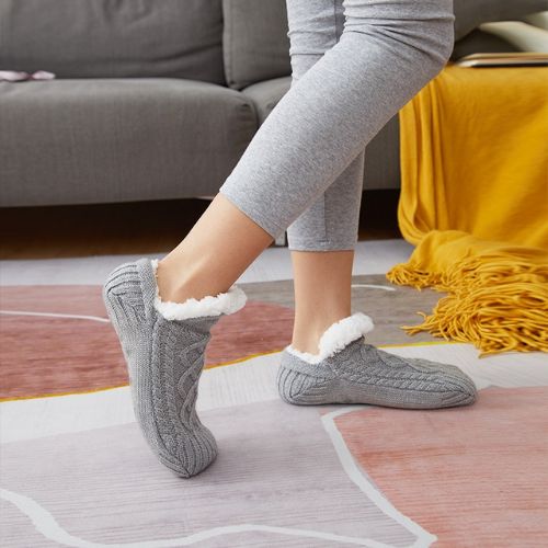 Wollen Winterpantoffels