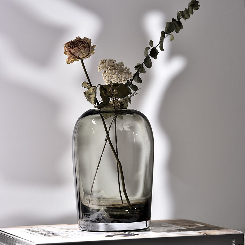 Modere Glazen Bloemenvaas - Gepolijst glas