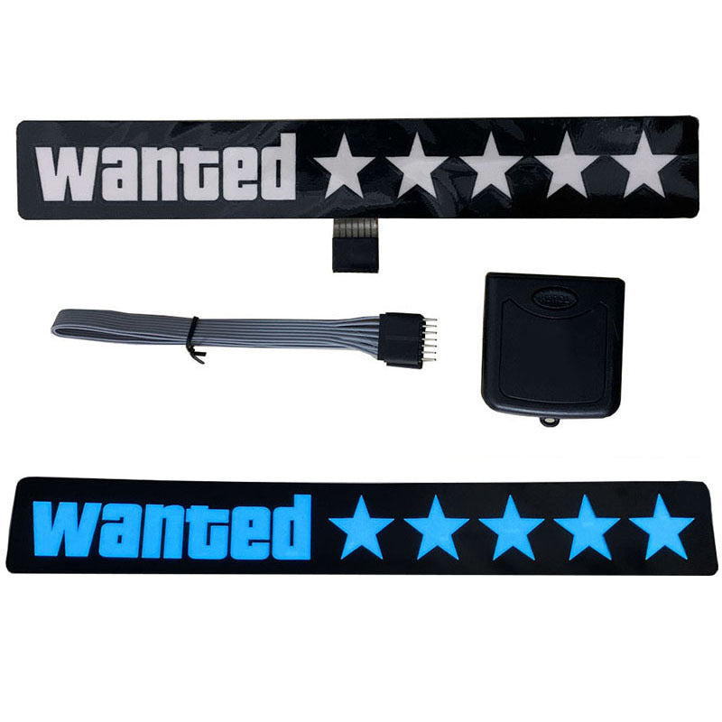 Wanted Level LED Autobord
