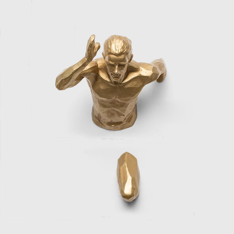 Resin Art Muurdecoratie - Hangende Body - Woonkamerdecoratie