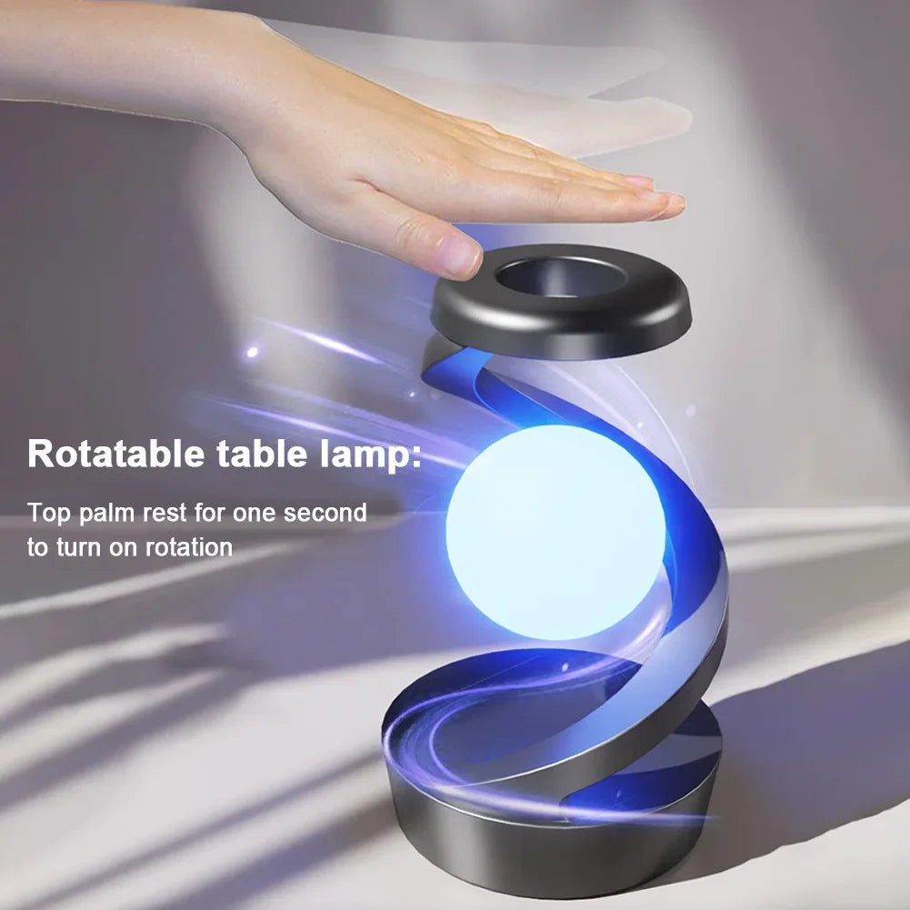 Leviterende bollamp met draadloze oplader