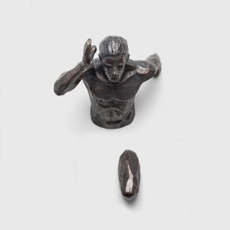 Resin Art Muurdecoratie - Hangende Body - Woonkamerdecoratie