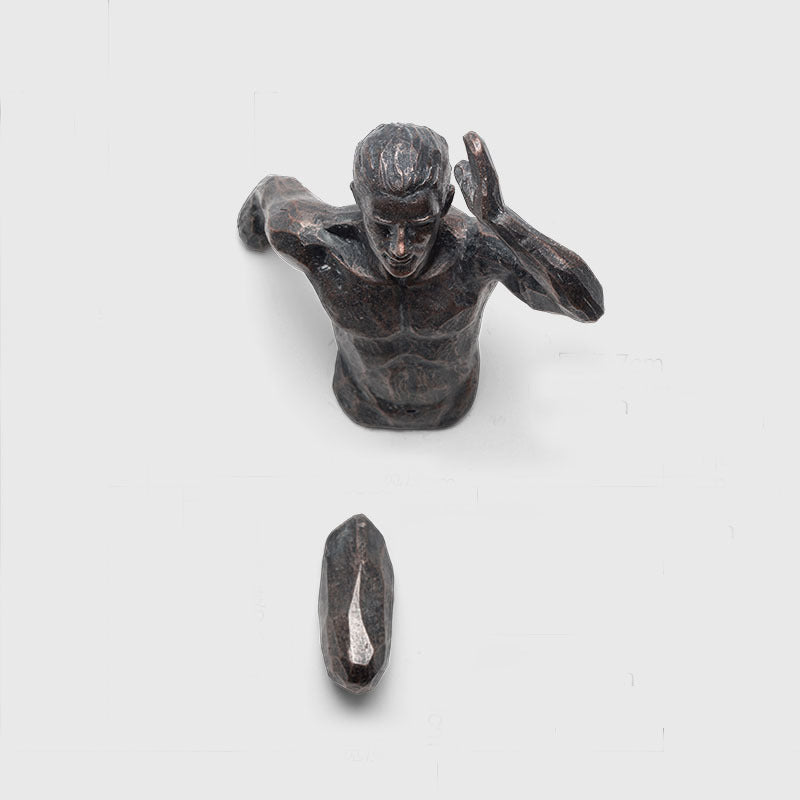 Resin Art Muurdecoratie - Hangende Body - Woonkamerdecoratie