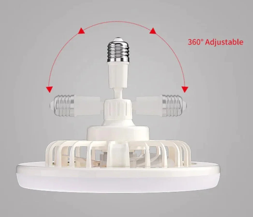 Socket Fan Light met afstandsbediening