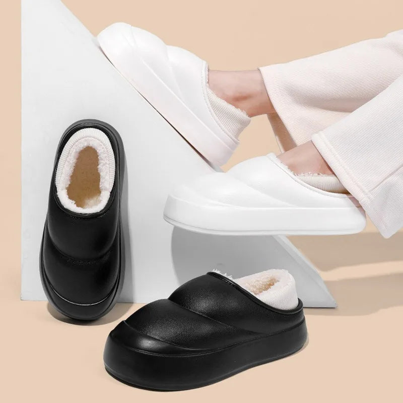Winterpantoffels voor Dames - Dik Katoen