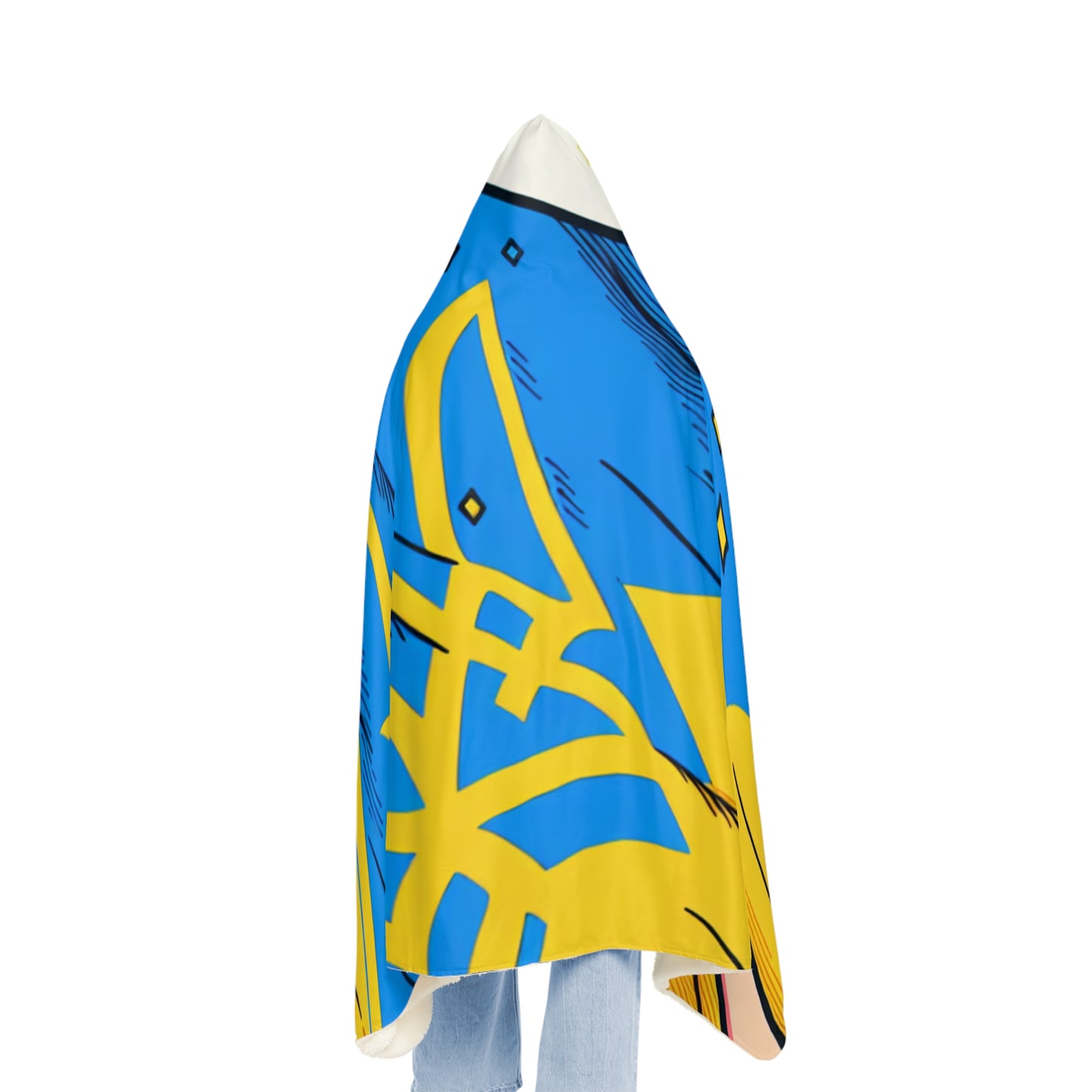 Oekraïne - Limited Edition Hooded Winterdeken - Sherpadeken