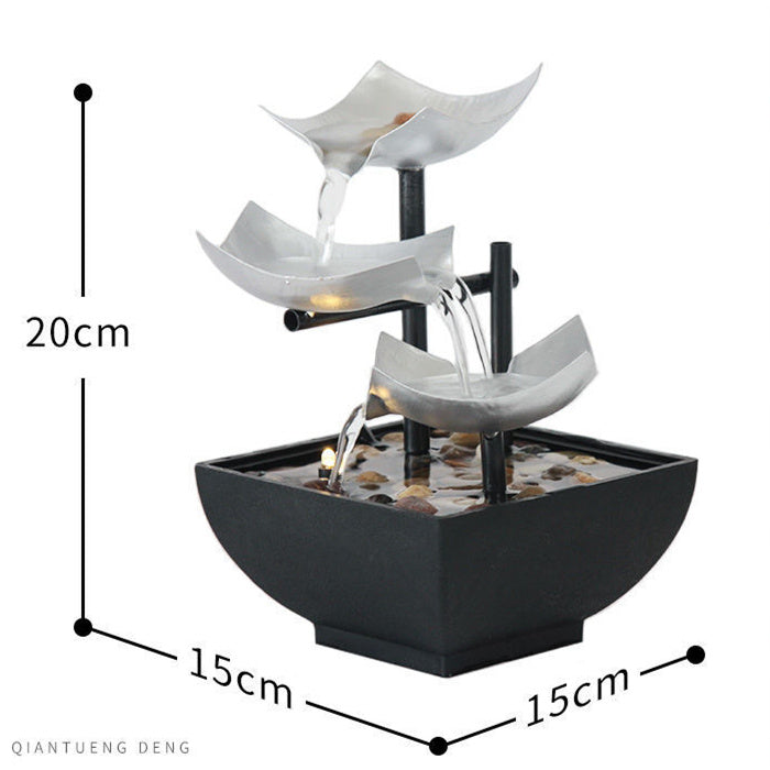 Waterornament - Kleine waterfontein - Woonkamerdecoratie