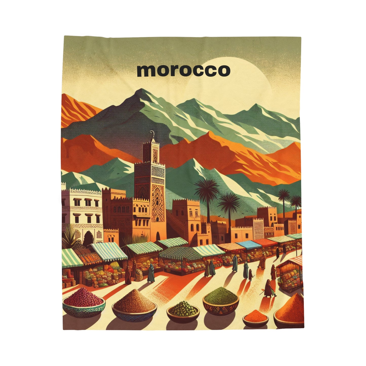 Morocco Paradise - Fluwelen Deken | Limited Edition Warmtedeken