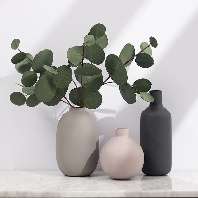 Morandi-stijl Keramische Bloemenvaas