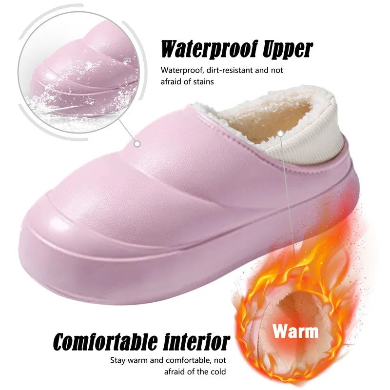 Winterpantoffels voor Dames - Dik Katoen
