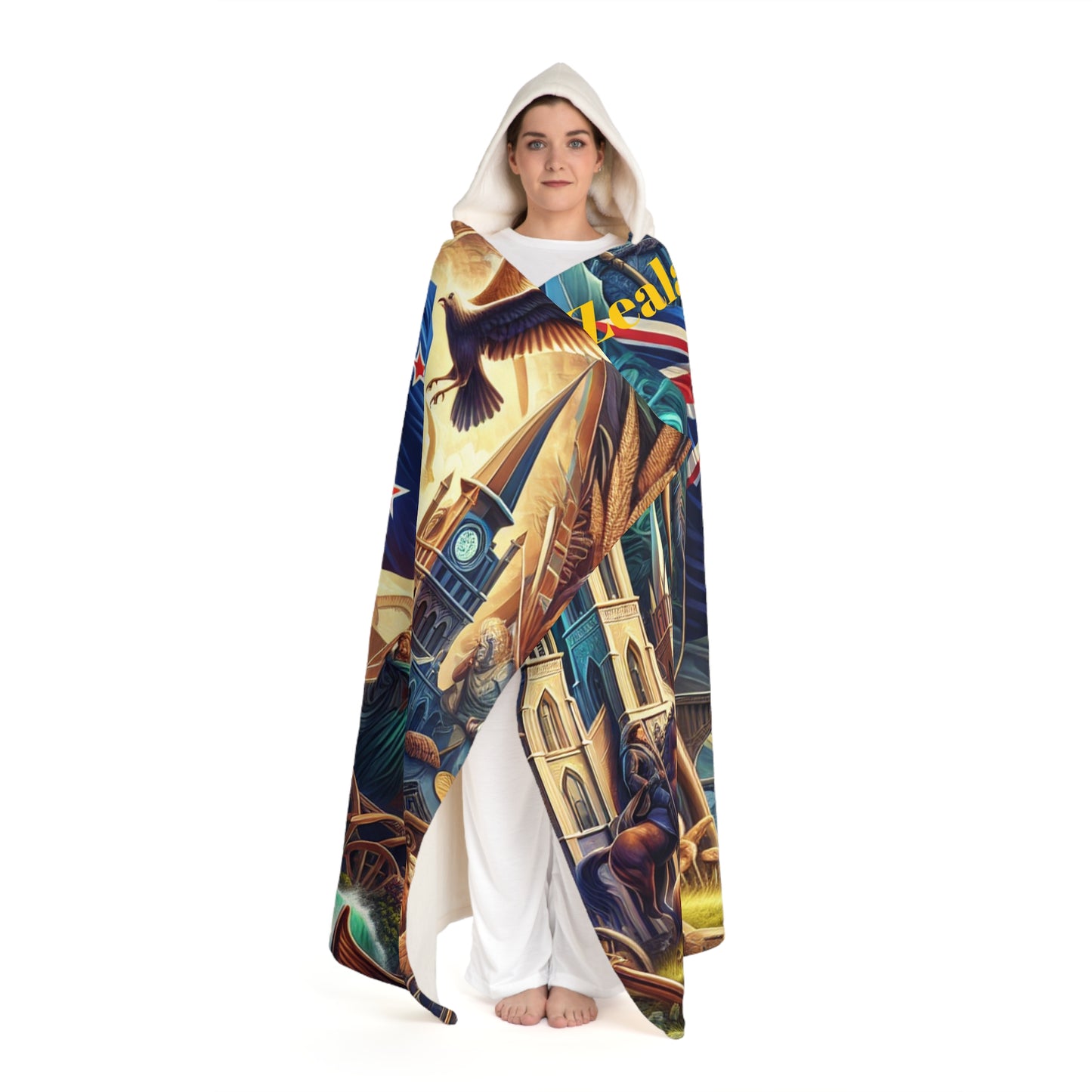 Nieuw-Zeeland - Limited Edition Hooded Winterdeken - Sherpadeken