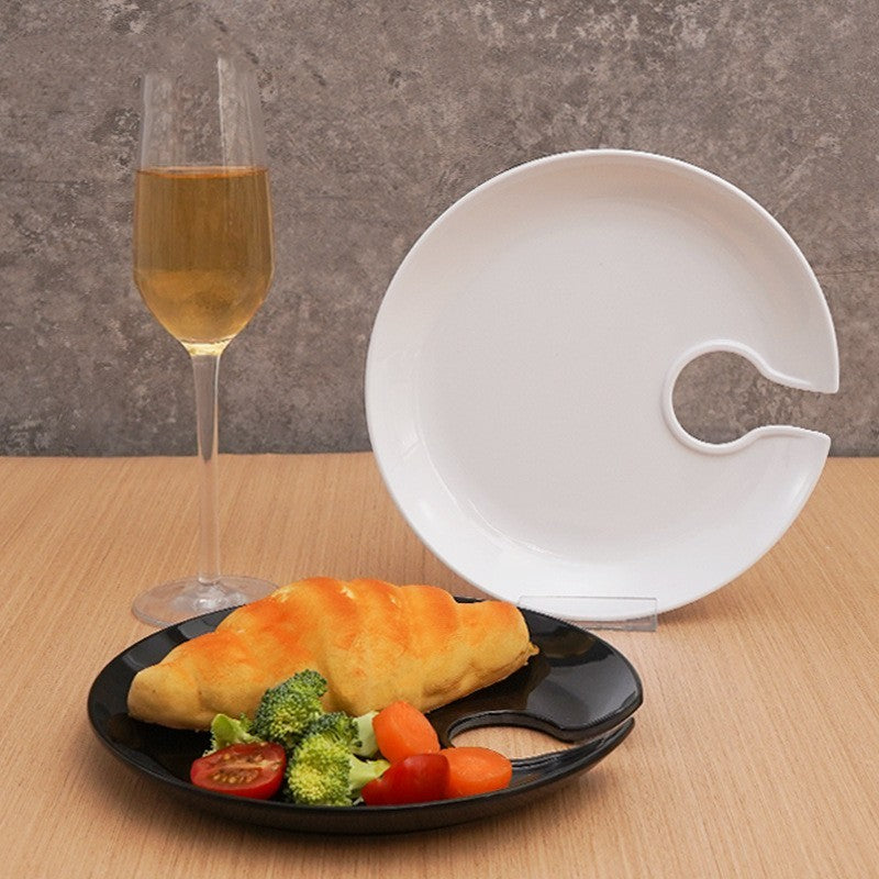 Creative With Wine - Dinerbord met Wijnglashouder