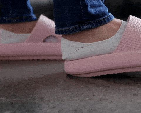 Slippers met kussentjes