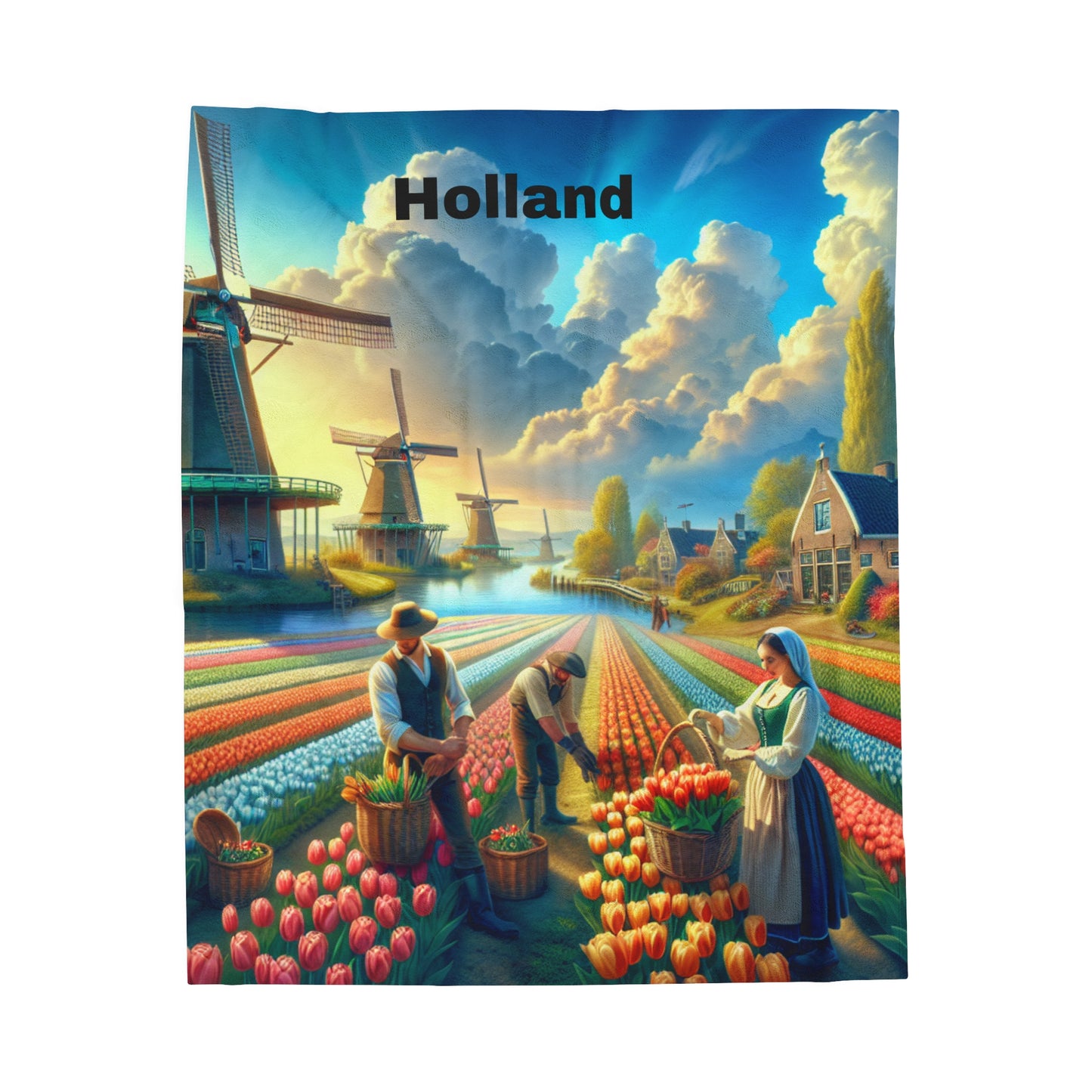 Holland Paradise - Fluwelen Deken | Limited Edition Warmtedeken