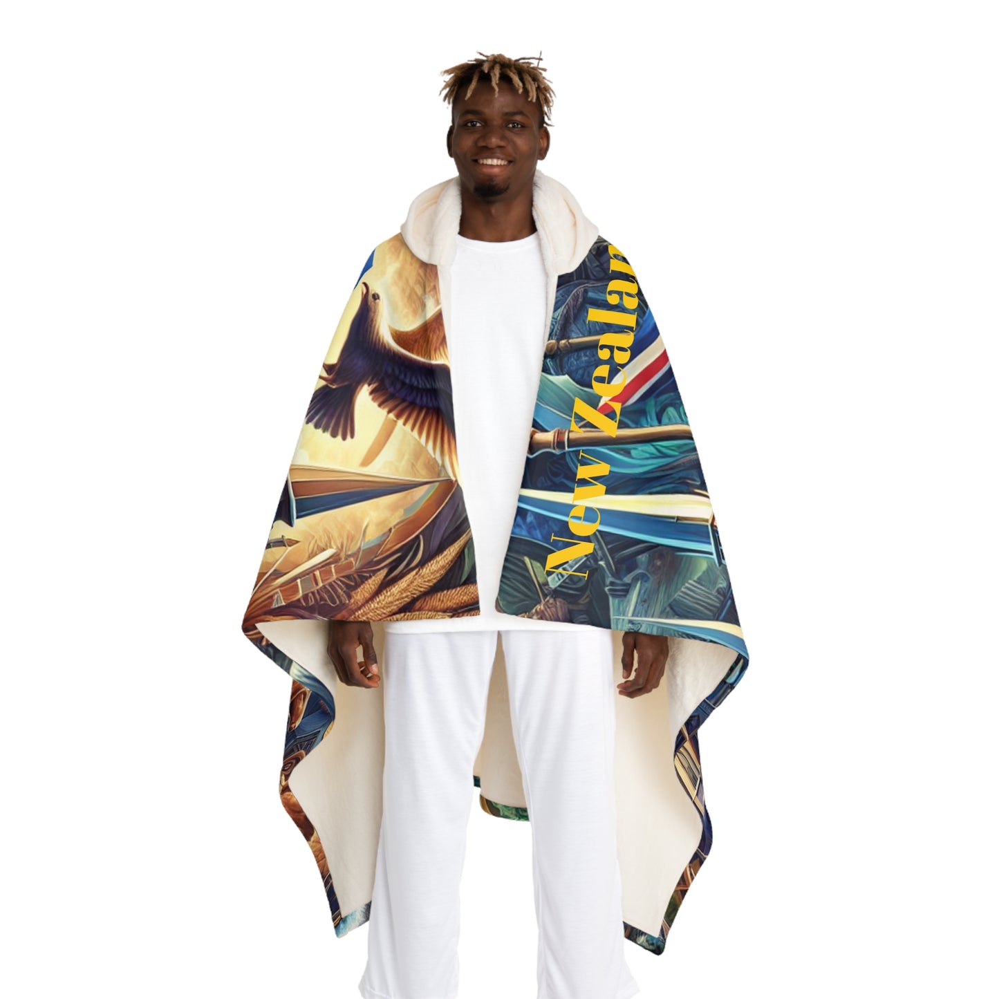 Nieuw-Zeeland - Limited Edition Hooded Winterdeken - Sherpadeken