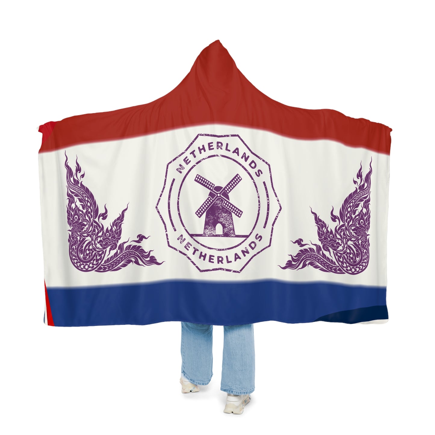 Nederland - Limited Edition Hooded Winterdeken - Sherpadeken