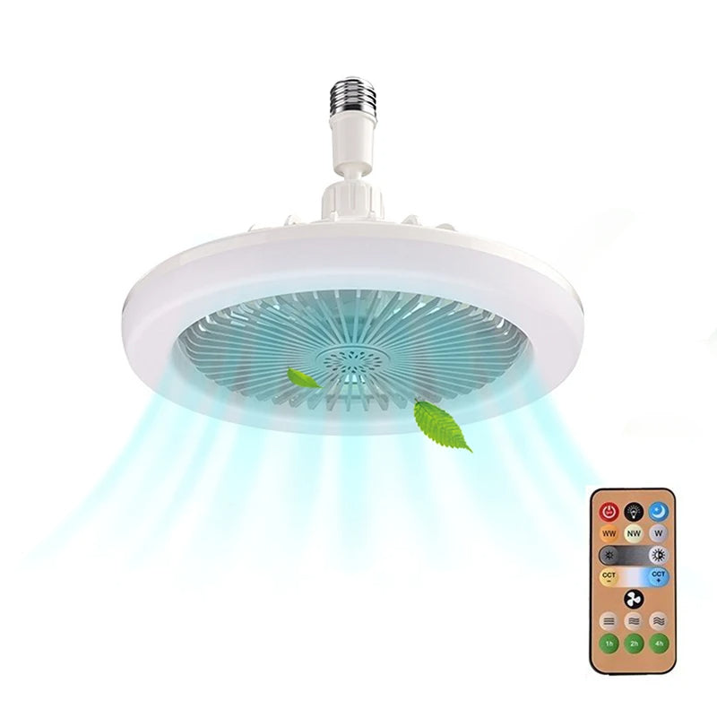 Socket Fan Light met afstandsbediening