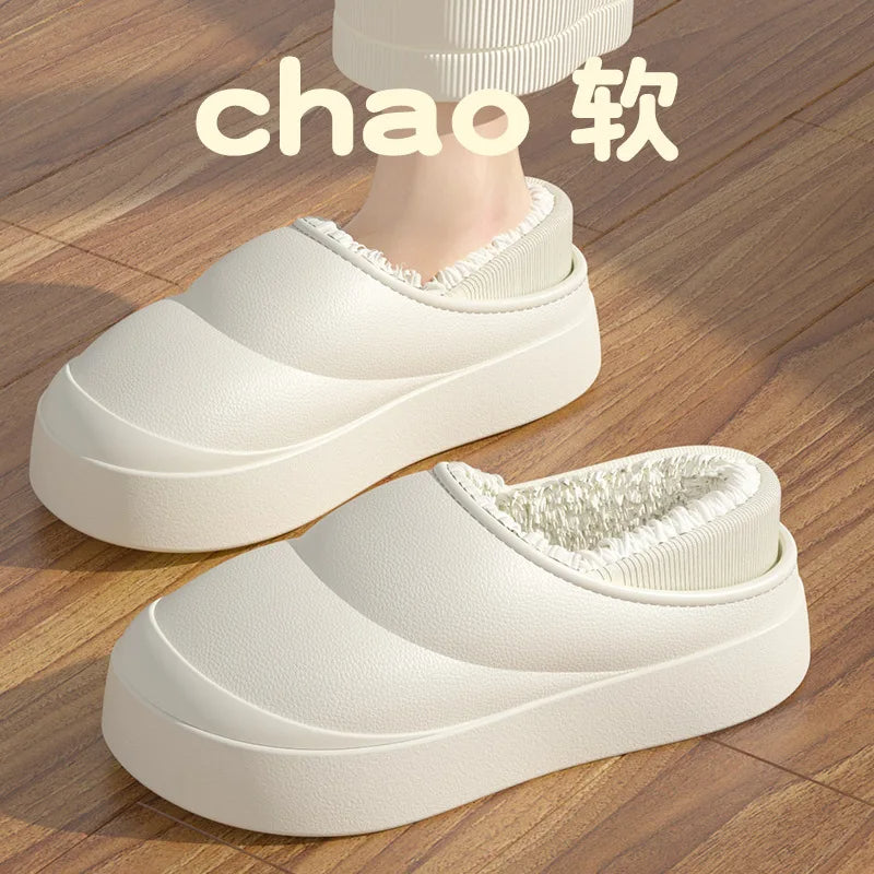 Winterpantoffels voor Dames - Dik Katoen