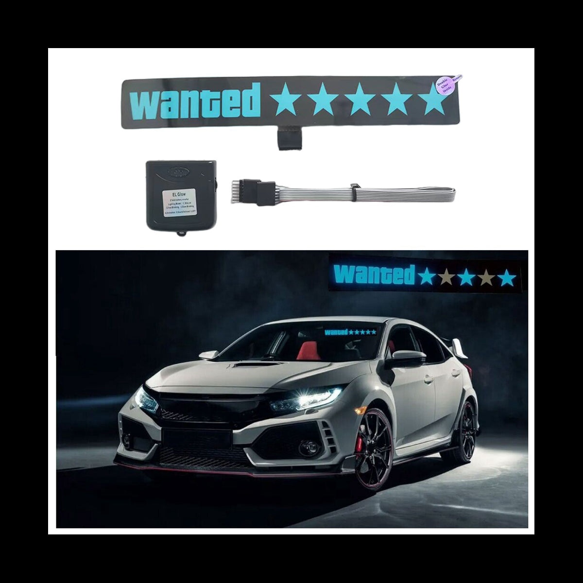 Wanted Level LED Autobord