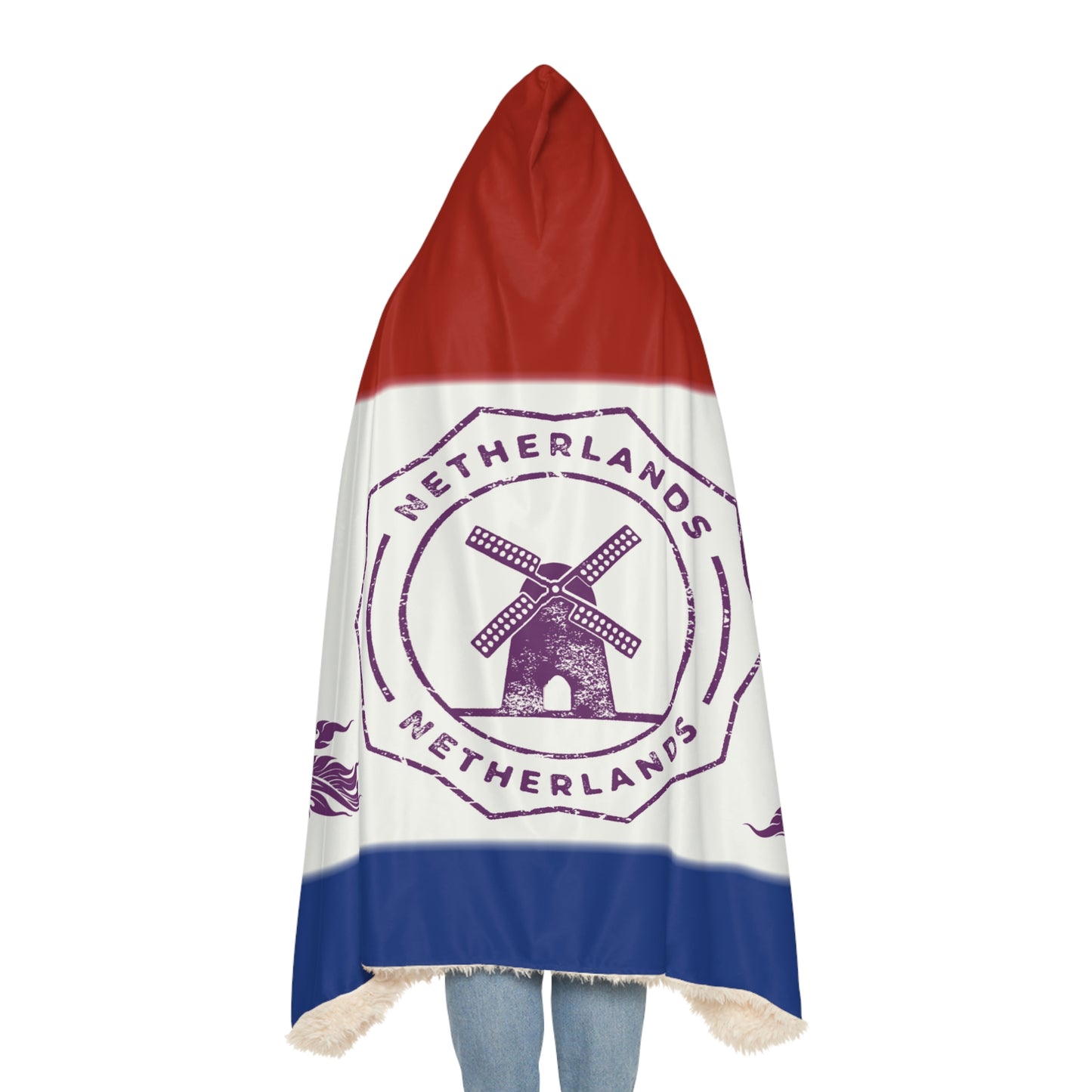 Nederland - Limited Edition Hooded Winterdeken - Sherpadeken
