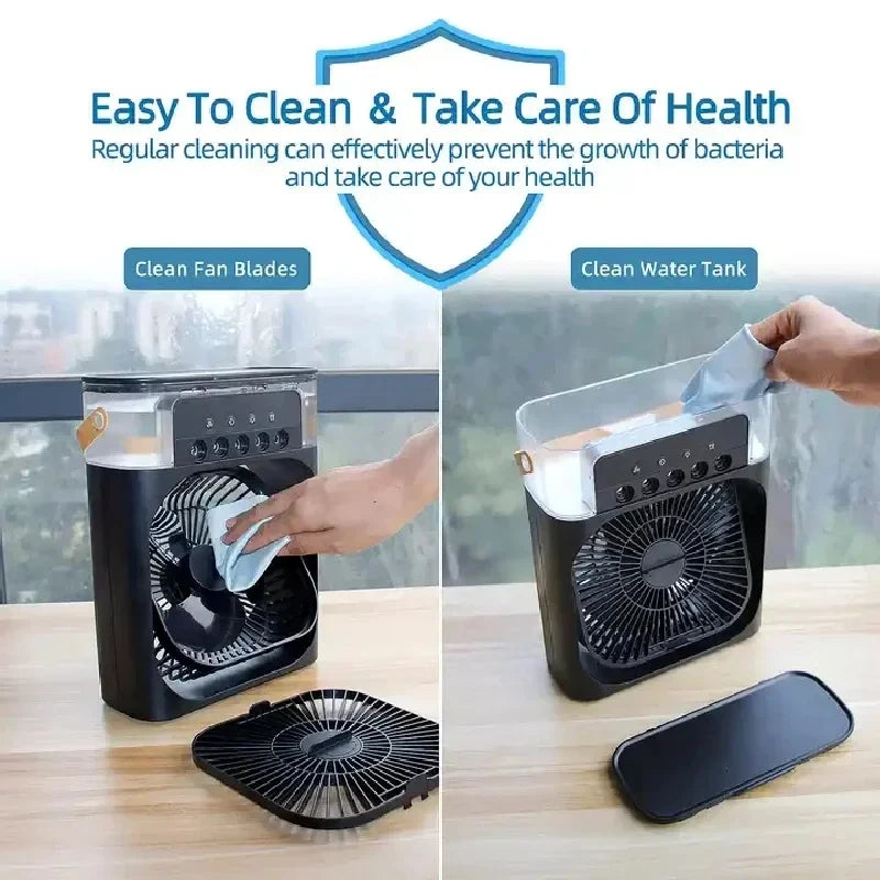 Draagbare Airco met Ventilator