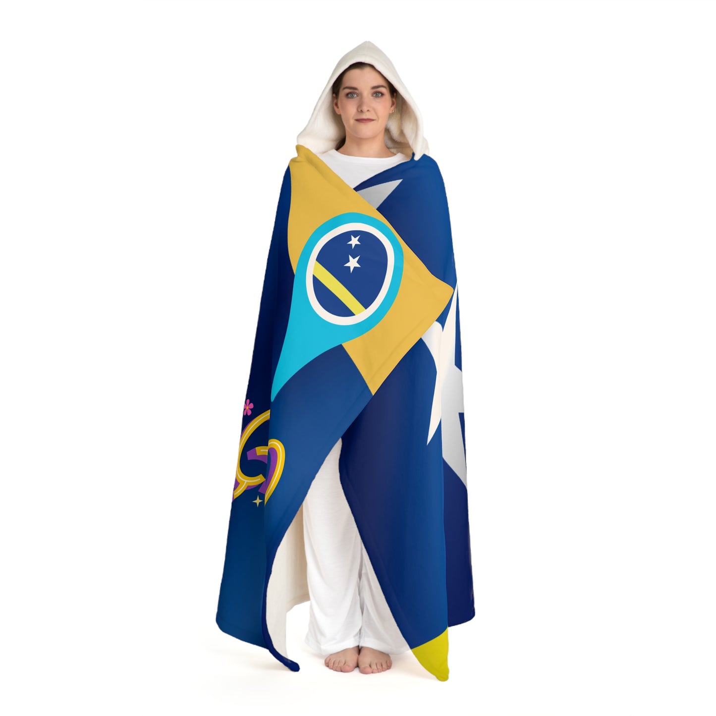 Curacao - Limited Edition Hooded Winterdeken - Sherpadeken | Fleecedeken