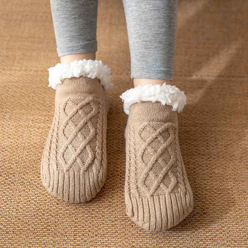 Wollen Winterpantoffels