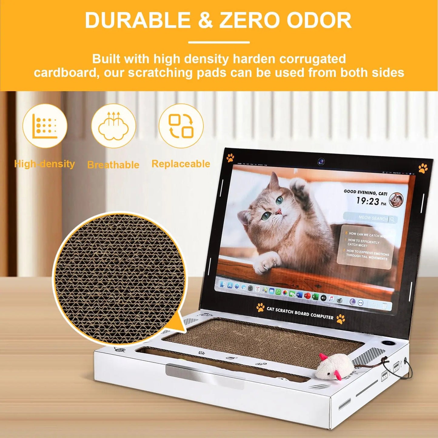 Laptop Krabplank voor Katten