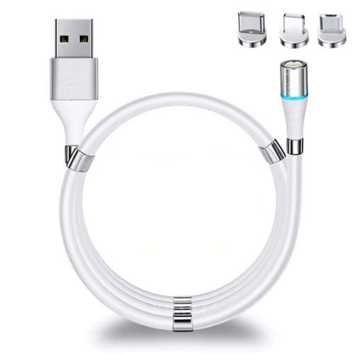 Magnetische Telefoon Oplaadkabel - Zelf oprollend