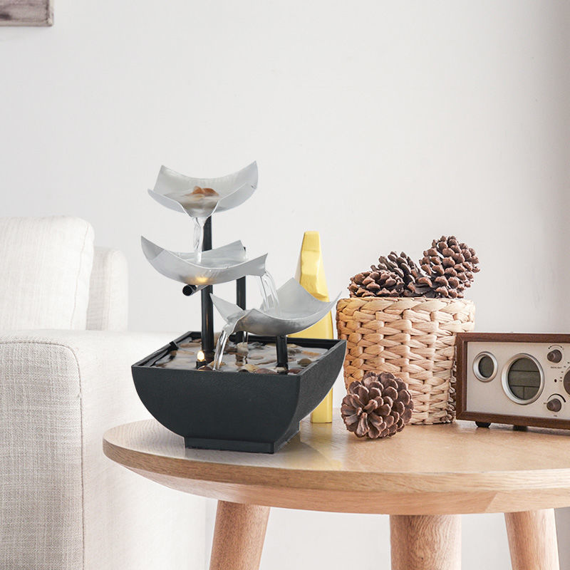 Waterornament - Kleine waterfontein - Woonkamerdecoratie