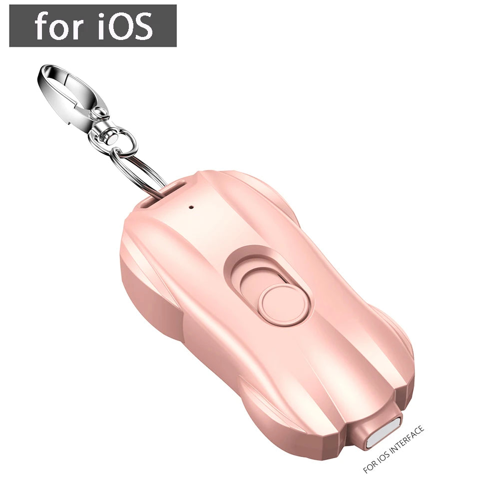 Sleutelhanger met Oplader en Powerbank