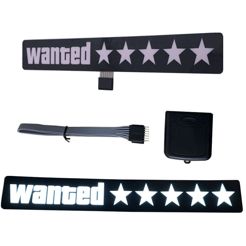 Wanted Level LED Autobord