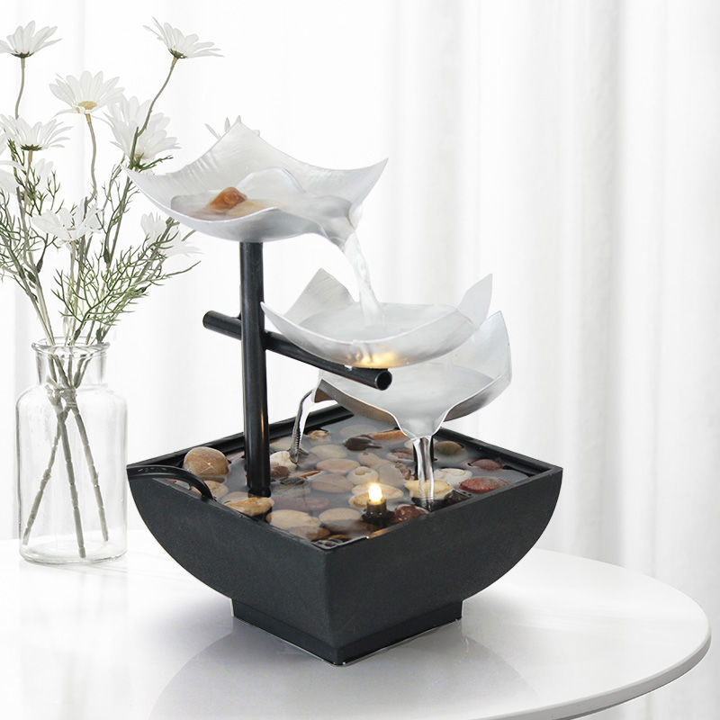 Waterornament - Kleine waterfontein - Woonkamerdecoratie
